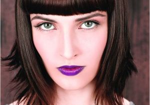 C Cut Hairstyle with Bangs Beverly C Medium Brown Hairstyles Uk Hairdressers