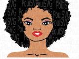 Cartoon Afro Hairstyles 63 Best Natural Hair Afro Women Svg Cut Files Images In 2019