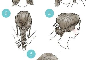 Cartoon Bun Hairstyles Simple Step by Step Illustrations Show Fun Ways to Style Your Hair