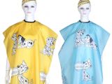 Cartoon Haircut Coupons Cartoon Dog Printed Kid Hairdressing Wrap Cape Waterproof Hair Salon