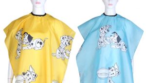 Cartoon Haircut Coupons Cartoon Dog Printed Kid Hairdressing Wrap Cape Waterproof Hair Salon