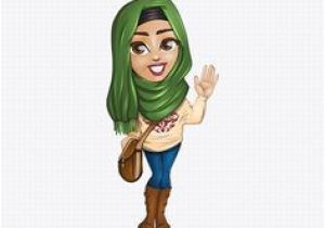 Cartoon Hairstyles Vector Arab Girl Vector Character Girl Vector Pinterest