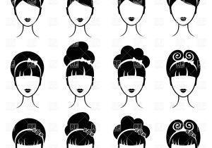 Cartoon Hairstyles Vector Hairstyle Vector & Illustrations – Vector Graphics – Rfclipart