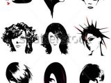 Cartoon Hairstyles Vector Punk Hair Free Vector Free Vector for Free About 1 Free