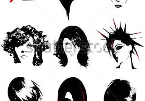 Cartoon Hairstyles Vector Punk Hair Free Vector Free Vector for Free About 1 Free