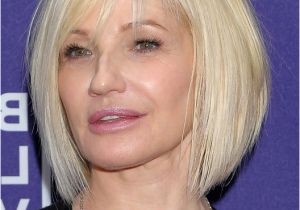 Celebrity A Line Bob Hairstyles Ellen Barkin Short Graduated Bob Haircut – A Line Bob Cut for Women