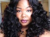 Center Part Curly Weave Hairstyles 26 Weave Hairstyles for Black