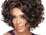 Chin Length Curly Hairstyles 2019 Gorgeous Curly Chin Length Synthetic Wig In 2019