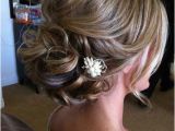 Chin Length Wedding Hairstyles Updos for Medium Length Hair with Flower Wedding Hair