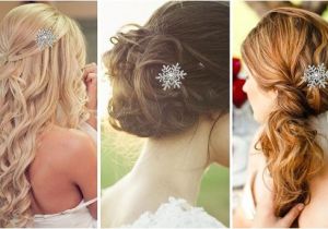 Christmas Wedding Hairstyles Winter Wedding B Rhinestone Snowflake B