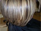 Chunky Bob Haircut Inverted Bob with Bangs and Chunky High Lights