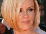 Classic Short Bob Haircut Photos Bangs Blunt Short Blonde