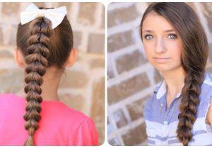 Cool Easy Hairstyles Youtube How to Create A Pull Through Braid
