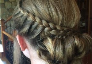 Cool Hairstyles for A School Dance Braided Bun for A School Dance
