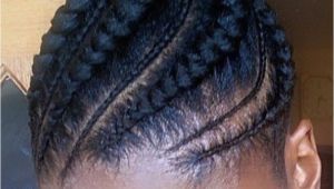 Cornrow Braided Bun Hairstyles African Ponytail Cornrow Allhairmakeover Pinterest