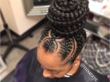 Cornrow Braided Bun Hairstyles Flawless Braided Bun by Nisaraye