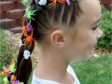 Crazy but Easy Hairstyles Princess Piggies Halloween Hairdos Spider Rings