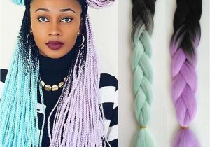 Crochet Hairstyles Cost 2019 Ombre Kanekalon Braiding Hair Braid 100g Piece White Synthetic