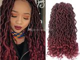 Crochet Hairstyles Dreads 2018 Faux Locs Curly Crochet Hair 24strands Pack Synthetic