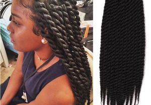 Crochet Hairstyles In A Ponytail 2x Havana Mambo Twist Braiding Hair Havana Twist Crochet Braids