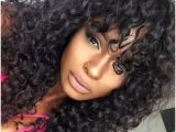 Crochet Hairstyles with Curly Hair with Bangs 104 Best Curly Bangs Images