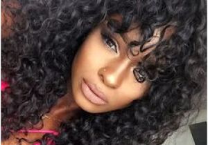 Crochet Hairstyles with Curly Hair with Bangs 104 Best Curly Bangs Images
