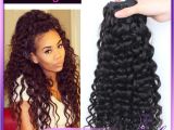 Crochet Hairstyles with Human Hair 10 Inch Brazilian Virgin Remy Hair Bundles Curly Crochet Braids
