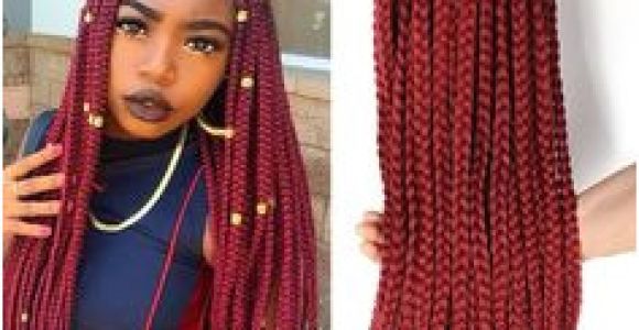 Crochet Hairstyles with Xpression Hair 100 Best Box Braids Hair Images