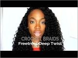 Crochet Hairstyles Youtube How to Do Crochet Braid Freetress Deep Twist 22