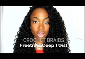 Crochet Hairstyles Youtube How to Do Crochet Braid Freetress Deep Twist 22