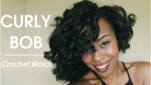 Crochet Hairstyles Youtube Styling Crochet Braids Curly Voluminous Bob