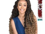 Crochet Kanekalon Hairstyles Senegal Twist Curly Goddess 20" Kanekalon Fiber Crochet Hair by
