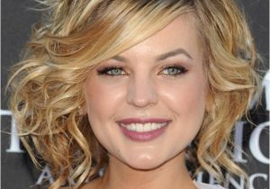 Curling A Bob Haircut Curly Bob Hairstyle with Bangs Women Hairstyles