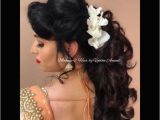 Curls Hairstyle On Lehenga Long Curly Bridal Hair Hair Style Pics