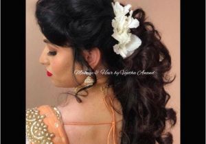 Curls Hairstyle On Lehenga Long Curly Bridal Hair Hair Style Pics