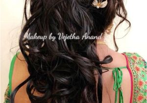 Curls Hairstyles for Indian Wedding Romantic Bridal Updo by Vejetha for Swank Bridal Hairstyle Curls