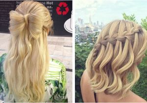 Curls Hairstyles with Braids for Prom 31 Half Up Half Down Prom Hairstyles