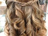 Curls Hairstyles with Braids for Prom Prom Hairstyles Braid