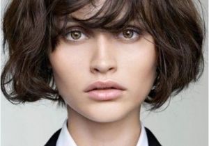 Curly Bob Haircuts with Bangs 22 Y Short Hairstyles for Wavy Hair Cool & Trendy