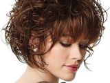 Curly Bob Haircuts with Bangs 35 Cute Hairstyles for Short Curly Hair Girls