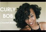 Curly Bob Hairstyles Youtube Styling Crochet Braids Curly Voluminous Bob