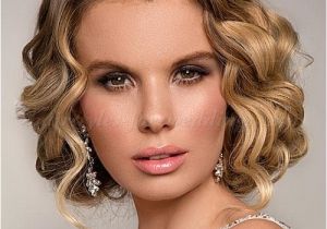 Curly Bob Wedding Hairstyles Curly Wedding Updos False Bob Hairstyle for Brides