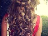 Curly Bow Hairstyle 30 Cute Long Curly Hairstyles