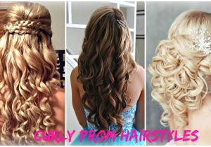 Curly Braided Hairstyles for Prom Curly Hairstyles for Prom Leymatson
