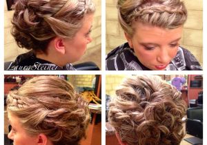 Curly Bun Prom Hairstyles Curly Bun Hairstyles Elegant Wedding Updo with Headband Style Braid