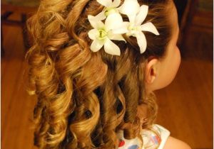 Curly Flower Girl Hairstyles Flower Girl Hairstyles