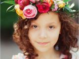 Curly Flower Girl Hairstyles Half Up Half Down Wedding Hairstyles Archives Deer Pearl