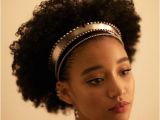Curly Hair Headband Hairstyles Amandla Stenberg Black Haired Character Inspiration