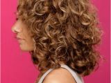 Curly Hairstyles Back View Medium Curly formal Hairstyle Chestnut Brunette Hair Color