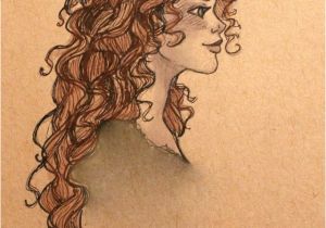Curly Hairstyles Drawing Merida Brave Disney Disney Lv